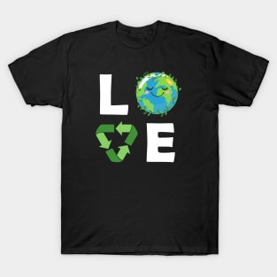 Love World Earth Day Planet Anniversary Earth Day T-Shirt